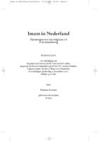Imam in Nederland : opvattingen over zijn religieuze rol in de samenleving