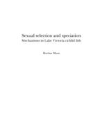 Sexual selection and speciation: mechanisms in Lake Victoria cichlid fish