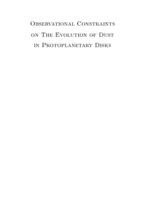 Observational constraints on the evolution of dust in protoplanetary disks