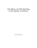 The effects of UML modeling on the quality of software