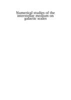 Numerical  studies  of  the  interstellar  medium  on  galactic  scales