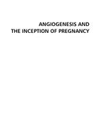 Angionesis and the inception of pregnancy
