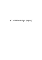 A Grammar of Logba (Ikpana)