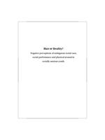 Bias or reality? : negative perceptions of ambiguous social cues, social performance and physical arousal in socially anxious youth