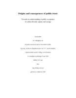 Origins and consequences of public trust : towards an understanding of public acceptance of carbon dioxide capture and storage