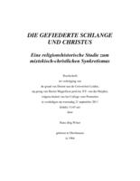 Die gefiederte Schlange und Christus : eine religionshistorische Studie zum mixtekisch-christliche Synkretismus