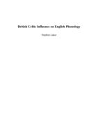 British Celtic influence on English phonology