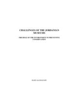 Challenges of the Jordanian museums : the role of environment in preventive conservation