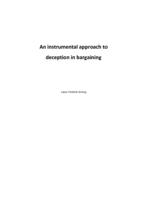 An instrumental approach to deception in bargaining