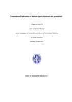 Transnational dynamics of human rights violation and protection