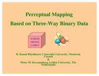 Perceptual mapping based on three-way binary data