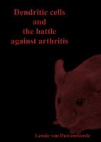 Dentritic cells and the battle against arthritis