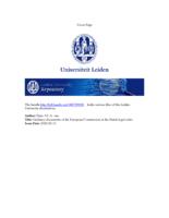 Guidance documents of the European Commission in the Dutch legal order