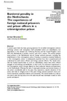 Bordered penality in the Netherlands: the experiences of foreign national prisoners and prison officers in a crimmigration prison