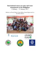 International course on water and water management in the Philippines: 4 January - 31 January 2017