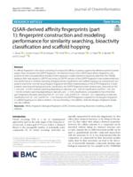 QSAR-derived affinity fingerprints (part 1): fingerprint construction and modeling performance for similarity searching, bioactivity classification and scaffold hopping