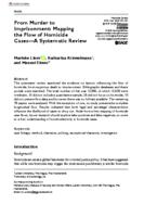 From Murder to Imprisonment: Mapping the Flow of Homicide Cases-A Systematic Review