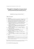 Through the Looking Glass: Corporate Actors and Environmental Harm Beyond the ILC