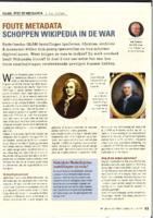 Foute metadata schoppen Wikipedia in de war