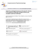 Intensive prolonged exposure therapy for chronic PTSD patients following multiple trauma and multiple treatment attempts