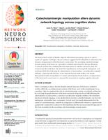 Cathecholaminergic manipulation alters dynamic network topology across cognitive states