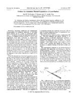 Evidence for anomalous thermal expansion at a crystal surface