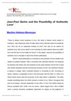 Jean-Paul Sartre and the possibility of authentic love