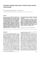 Dictyostelium discoideum mutant synag 7 with altered G-protein-adenylate cyclase interaction