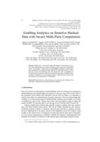 Enabling Analytics on Sensitive Medical Data with Secure Multi-Party Computation