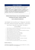 Feedback-informed treatment versus usual psychological treatment for depression and anxiety: a multisite, open-label, cluster randomised controlled trial