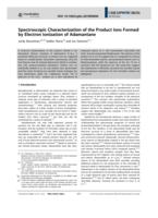 Spectroscopic Characterization of the Product Ions Formed by Electron Ionization of Adamantane