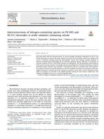 Interconversions of nitrogen-containing species on Pt(100) and Pt(111) electrodes in acidic solutions containing nitrate