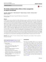 Microbially-mediated indirect effects of silver nanoparticles on aquatic invertebrates