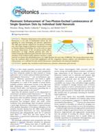 Plasmonic Enhancement of Two-Photon-Excited Luminescence of Single Quantum Dots by Individual Gold Nanorods