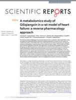 A metabolomics study of Qiliqiangxin in a rat model of heart failure: a reverse pharmacology approach