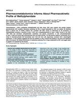 Pharmacometabolomics Informs about pharmacokinetic profile of Methylphenidate