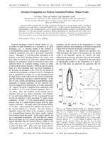 Streamer Propagation as a Pattern Formation Problem: Planar Fronts