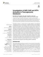 Investigation of Nrf2, AhR and ATF4 Activation in Toxicogenomic Databases