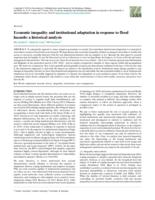 Economic inequality and institutional adaptation in response to flood hazards: a historical analysis