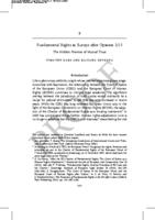 Fundamental Rights in Europe after Opinion 2/13: The Hidden Promise of Mutual Trust