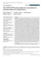 The COMT Val158Met polymorphism does not modulate the after-effect of tDCS on working memory