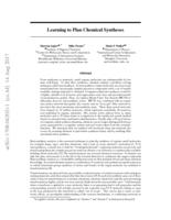Planning chemical syntheses with deep neural networks and symbolic AI