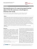 Nanopublications for exposing experimental data in the life-sciences: a Huntington's Disease case study