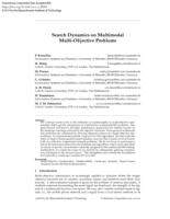 Search Dynamics on Multimodal Multi-Objective Problems