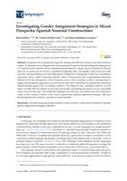 Investigating gender assignment strategies in mixed Purepecha-Spanish nominal constructions