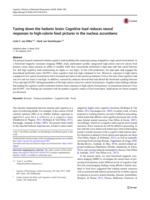 Tuning down the hedonic brain: Working memory load reduces neural responses to high-calorie food images in the nucleus accumbens