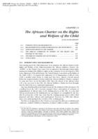 The African Charter on the Rights and Welfare of the Child