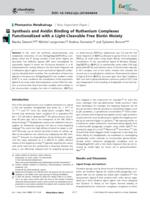 Synthesis and Avidin Binding of Ruthenium Complexes Functionalized with a Light-Cleavable Free Biotin Moiety