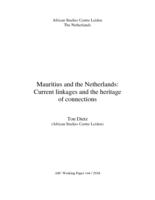 Mauritius and the Netherlands : current linkages and the heritage of connections