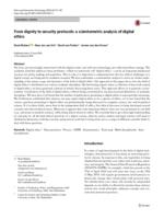 From dignity to security protocols: A scientometric analysis of digital ethics